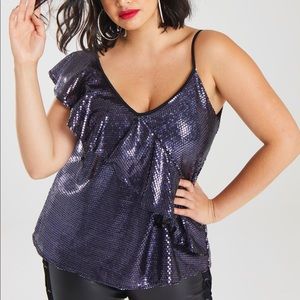 Simply be sequined top